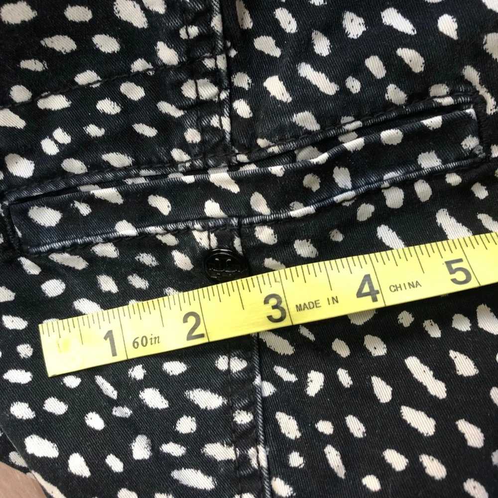 Tory Burch Walker Cargo Dotted Pony Print Jean Size 31